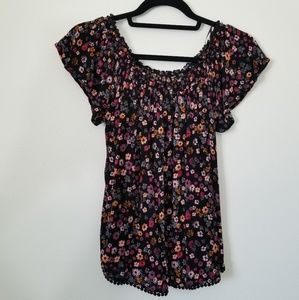 Off the Shoulder Floral Top
